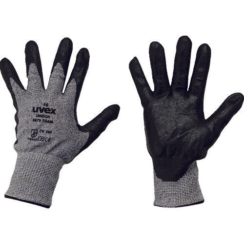 UVEX 【売切商品】耐切創手袋 ユニドゥア 6679 フォーム グレー/ブラック XL 6096970 1双