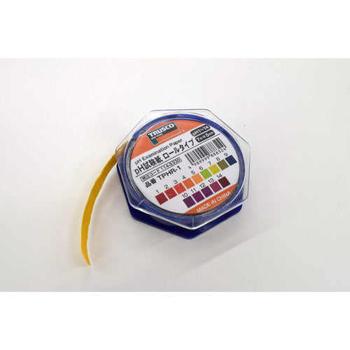 TRUSCO pH試験紙 ロールタイプ 7mm×5M Ph1〜14 TPHR-1 1 袋