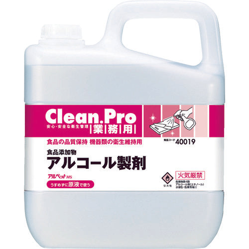 サラヤ 【※軽税】アルペットHS 5L 40019 1個