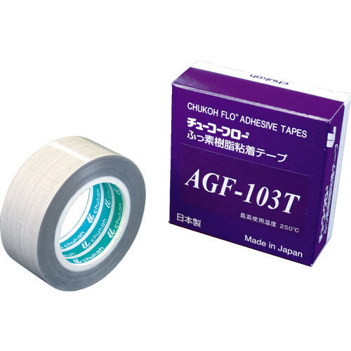 튜코 플로우 고리형 불소 수지 유리 크로스 점착 테이프 AGF-103T 0.18t×25w×10m AGF103T-18X25 1권
