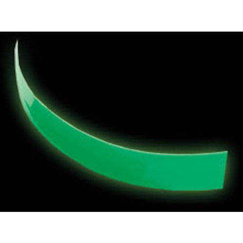 Nitto Elmate Ultra-High Brightness Luminous Tape JIS-JD Class 0.6mm x 19mm x 5m Green NB-1905D 1 Roll