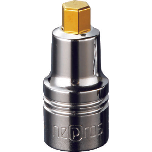 nepros 6.3sq. 스태비 헥사 곤 비트 소켓 대변 치수 2mm 전체 길이 23.7mm NBT2-02SS 1개