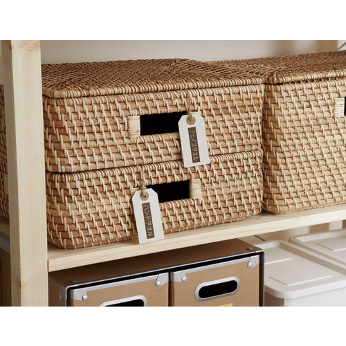 カシオ ネームランド用クラフトテープ、ブラウンにベージュ文字12mm XR-12KRBR 1 個