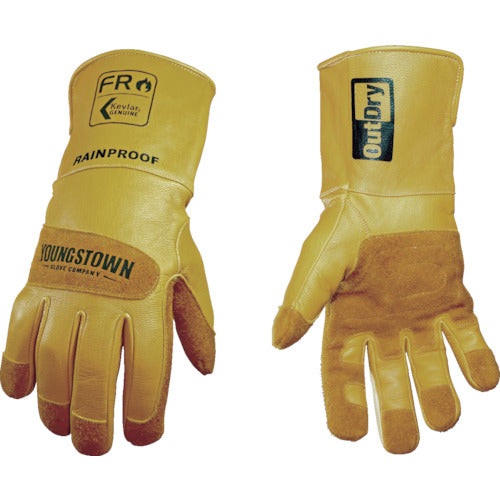 YOUNGST 【売切廃番】革手袋 FRレイングローブ アウトドライ M 12-3495-60-M 1双
