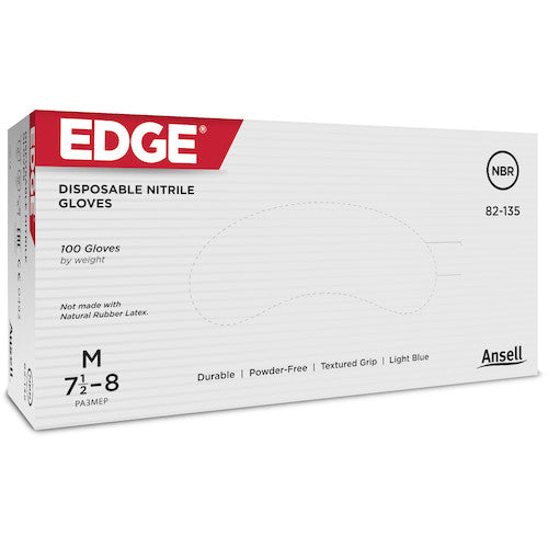 Ansell Nitrile Rubber Disposable Gloves Edge 82-135 XL Size (100 pieces) 82-135-10 1 box