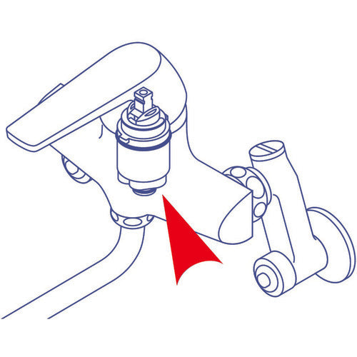 SANEI 싱글 레버 혼합 마개용 카트리지 PU101-5XS 1개