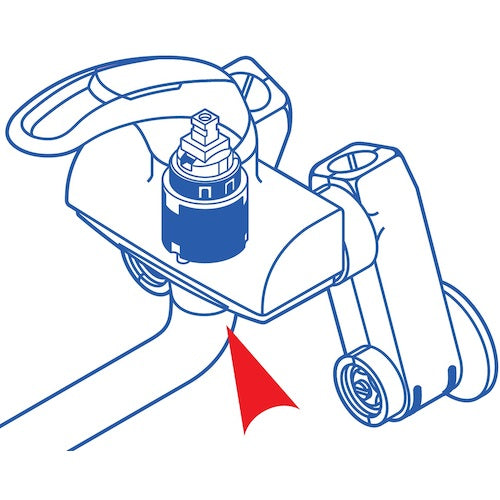 SANEI 싱글 레버용 카트리지 PU101-9X 1개