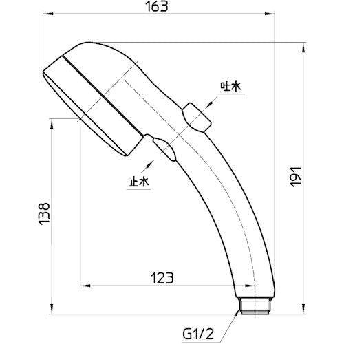SANEI 미스트 스톱 샤워 헤드 PS3062-80XA-LP24 1개
