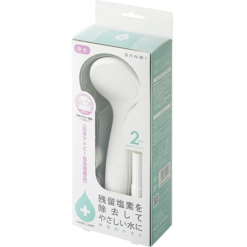 SANEI Water Purifying Shower Head PS7963-80XAB-MW2 1 piece