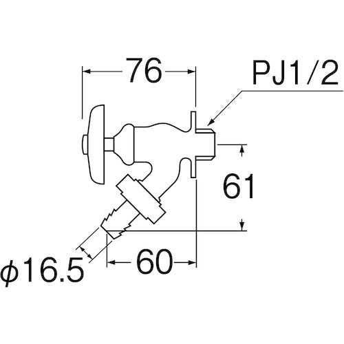 SANEI 급수 마개 Y80J-13 1 개