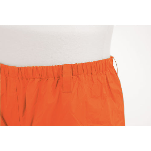 마에가키 AP300 PVC 레인 슈트 오렌지 M 사이즈 AP300 OR M 1 착용