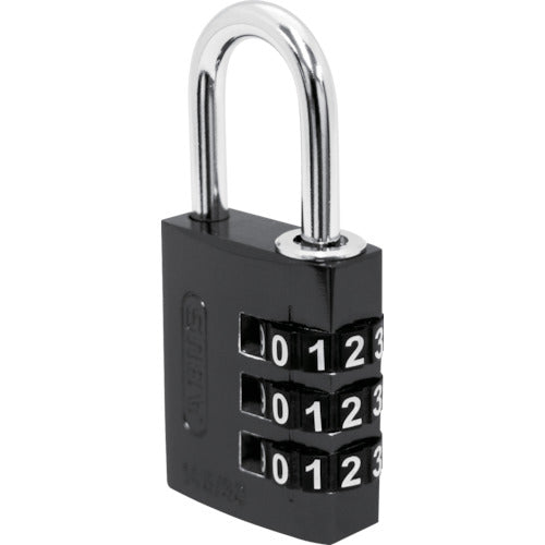 ABUS ナンバー可変式ダイヤル錠 145−BigD/30 BLACK 幅31mm ツル径5mm ブラック 145-BIGD/30 BLACK 1個