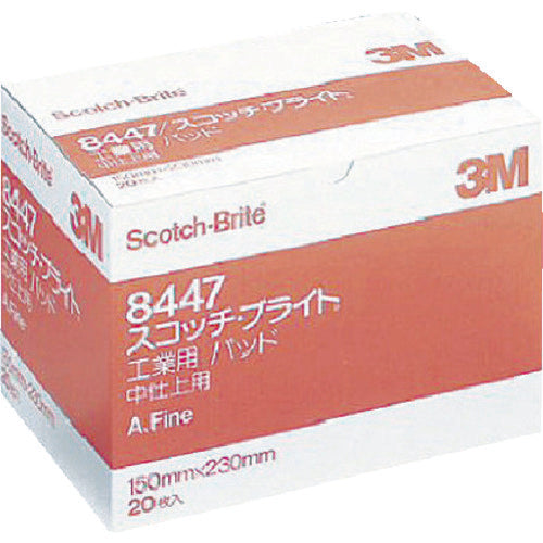 3M 스카치 브라이트 공업용 패드 8447 #280 상당 적차 BOX(20장입) 8447 S/B BOX 1상자