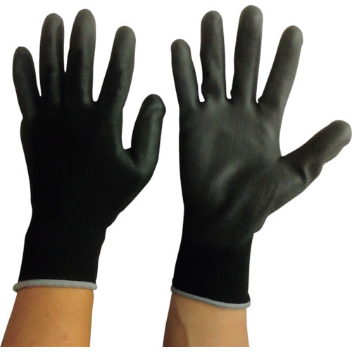 Fuji Gloves Urethane Mega Black 10P 5327-L 1 pair