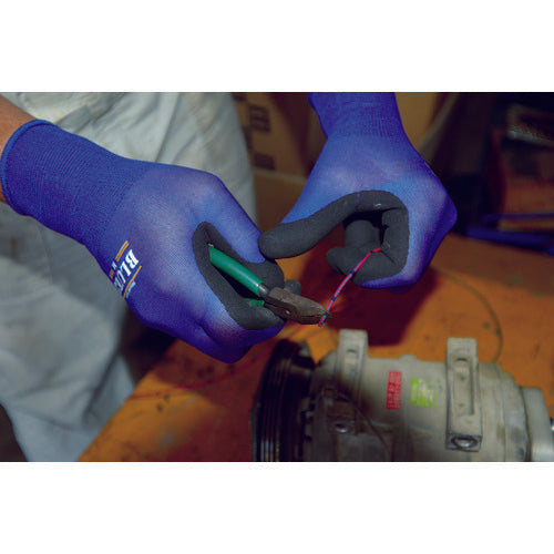 富士手袋 ブルースリーニトリル手袋18G 9330-M 1 双