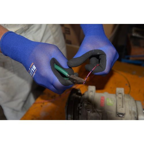 Fuji Gloves Blues 3 Nitrile Gloves 18G 9330-S 1 pair