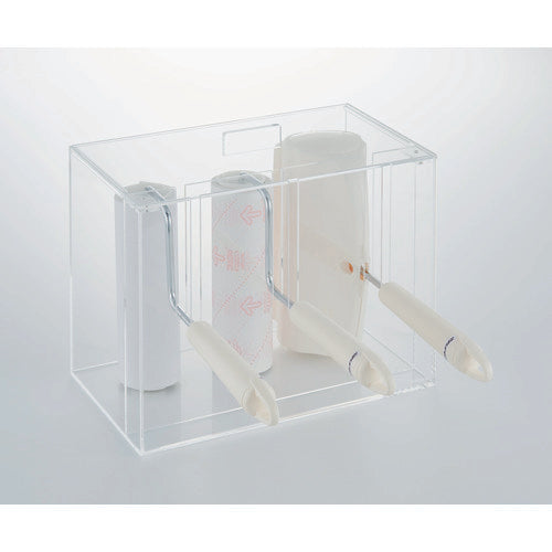 TRUSCO Desktop Box Type Adhesive Roller Cleaner Holder for 3 Rolls NRH-3 1 Piece