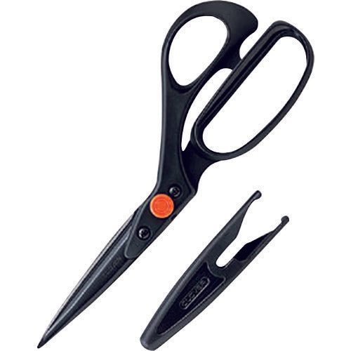 クロバー 布切はさみ ブラック 携帯型 21cm 36-192 1丁