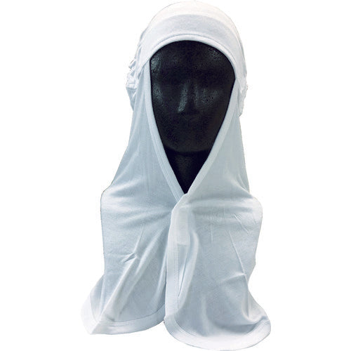 Mie Robe Bamboo Thread Neck Guard Cap White NO.TK14-WH 1 piece