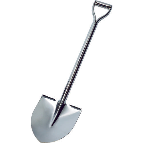 TRUSCO ステンレスショベル 丸型 全長800mm TSS-800R 1 本