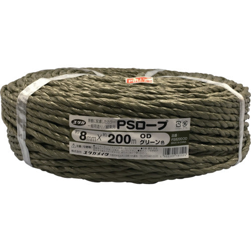 유타카 메이크업 PS 로프 OD 그린 8mm×200m PS8200OD 1권
