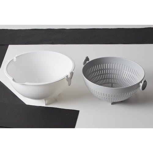 TRUSCO Spin Wheel Colander Large Gray SWCL-GY 1 pc