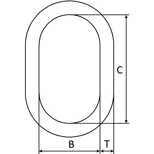 CROSBY Master Link, Basic Load Capacity 4t A342-16, 1 pc