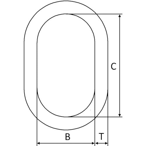 CROSBY Master Link, Basic Load Capacity 6.9t A342-22W, 1 pc