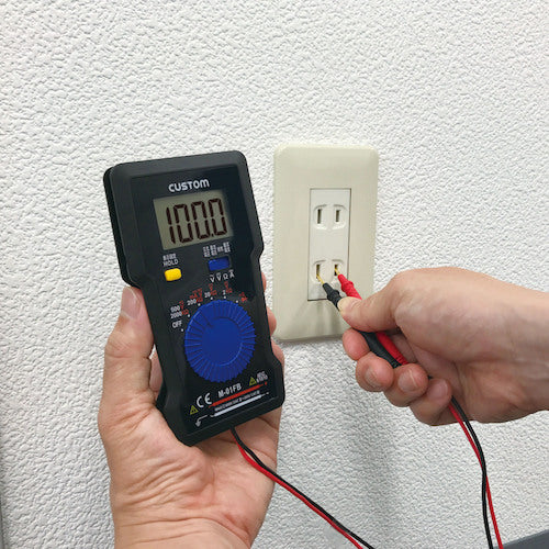 CUSTOM デジタルマルチメータ M-01FB 1台