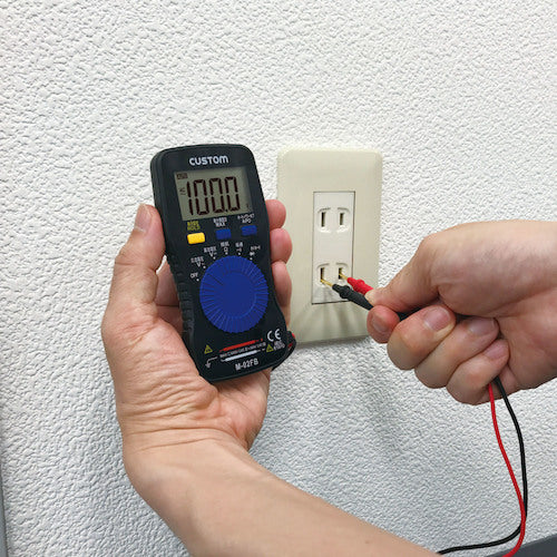 CUSTOM デジタルマルチメータ M-02FB 1台