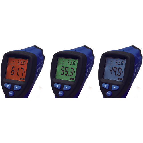 CUSTOM 放射温度計+K熱電対+温湿度+UVライト 測定温度範囲−50〜550℃ IR-310H 1 個