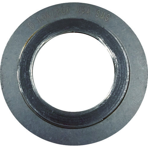 ダイコー グラファイト系渦巻き型ガスケット外輪SUS 呼び径(A):15 D1000-10K-15A-4.5T-SUS-GR 1 枚