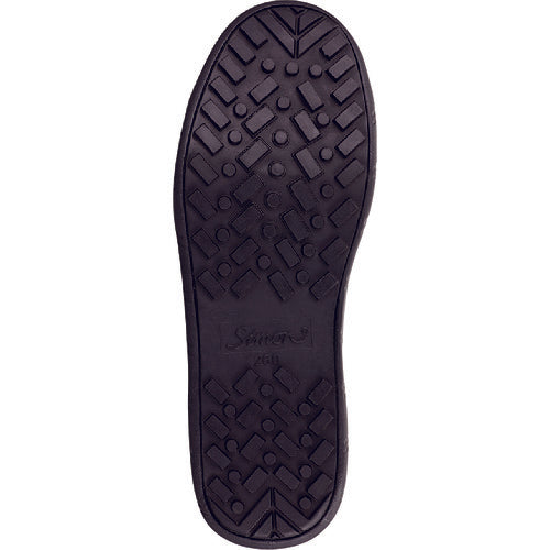 シモン 耐滑静電プロスニーカー 22.0cm ブラック NS618BKS-22.0 1足