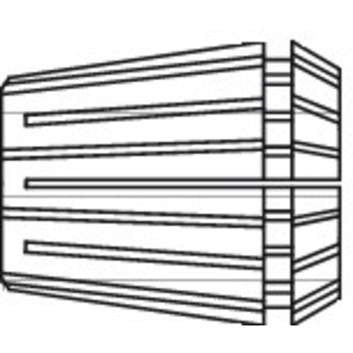 TRUSCO ER collet, outer diameter 41, total length 46, grip 17.0-18.0, ER40-18, 1 piece