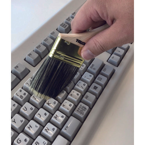 TRUSCCO 전도성 더스터 브러시 근교 전체 길이 220mm 50mm 폭 TDPB-56 1개