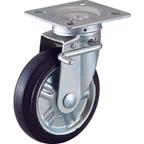 TRUSCO 自在ブレーキ付キャスターφ150 HWB-150J 1 個