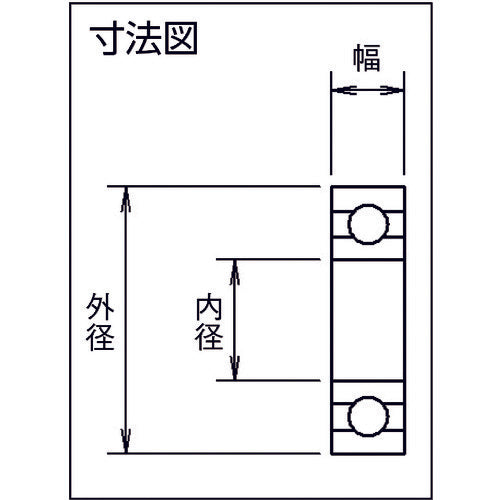 TRUSCO 폴리아세탈 수지 베어링 외경 10mm TBPM10060 1개