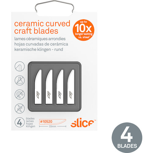 Slicing Ceramic Replacement Blade Round Tip Curve 10520 1PK