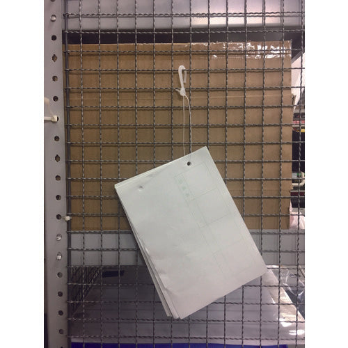 TRUSCO はがき・チラシ用フック 全長151mm 内径12mm 100本入 SFLS-100 1 袋