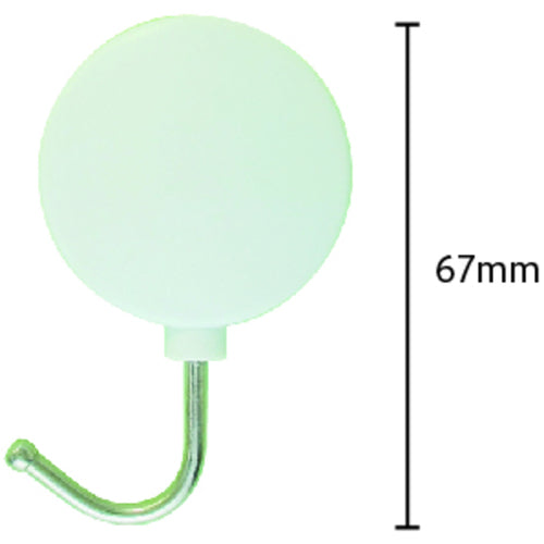 미쓰야 스윙 마그넷 훅 소 화이트 M48585 PMHRS-WH 1개