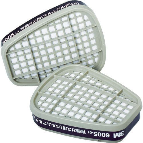 3M Organic Gas Canister (for Formaldehyde) 6005 2 pieces 6005 1 set