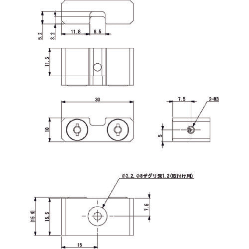 アインツ エアーオプション(OX用) ロボット側 適合機種OX−005 OX-005AA 1個