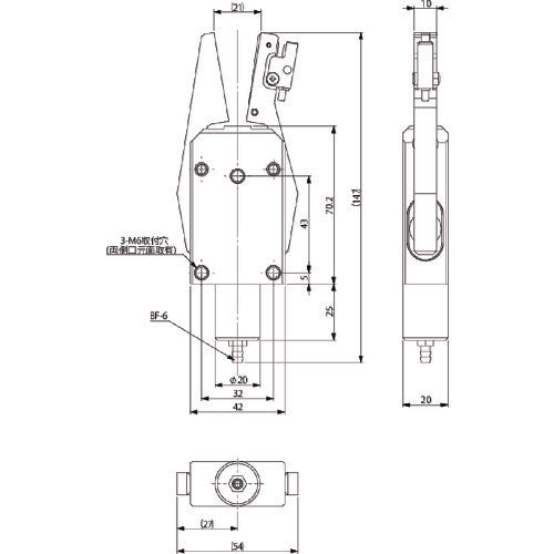 アインツ ランナーチャックEX(近接センサー付) CHK-EX1-20-C 1 個