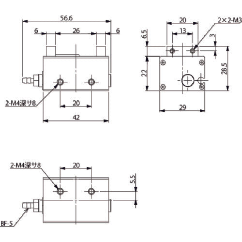 アインツ 平行チャック・単動・10ST HC-10S 1 個