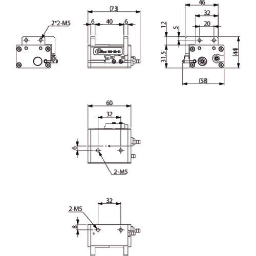 アインツ 平行チャック・複動・20ST HC1-20-C1 1 個