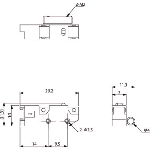 アインツ 平行チャックリミットスイッチASS’Y HC1-SW1 1 個