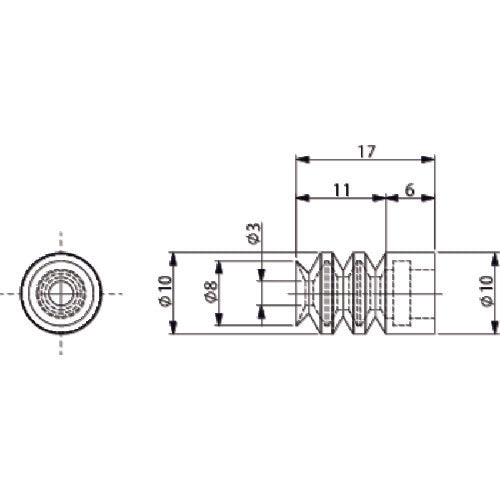 Einz Suction Pad TRN φ8 Green Mini TRN-1062-2M 1 pc