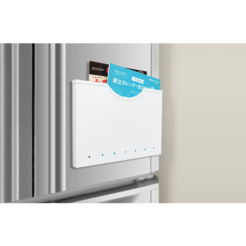 TRUSCO Pocket Holder with Magnet, White, PKHM-W, 1 pc