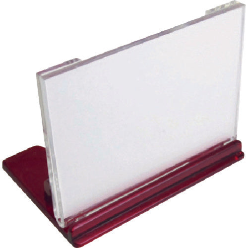 ミツヤ U型カード立小 赤 M17310 UC-3-RD 1 個