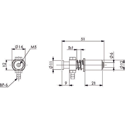 Einz Suction Bracket Small VFIL1-S-5-P12 1 pc
